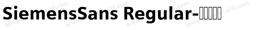 SiemensSans Regular字体转换